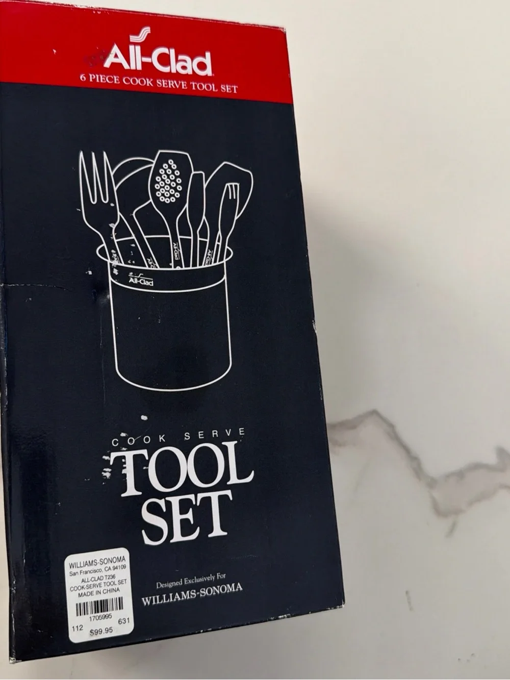 Stainless Steel 6-Piece Cook & Serve Set in Silver